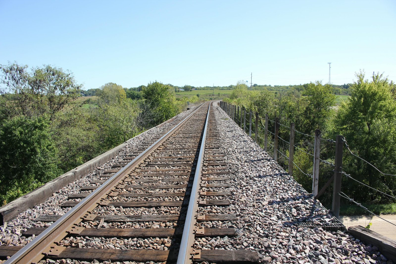 Looking south